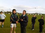 Ruair receives his skills winner award from Leo Heatley