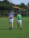 Cathal had a good game in the half back line